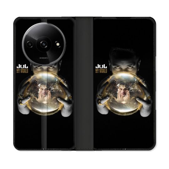 Housse cuir portefeuille Pour Xiaomi Redmi A3 Musique Jul Affiche