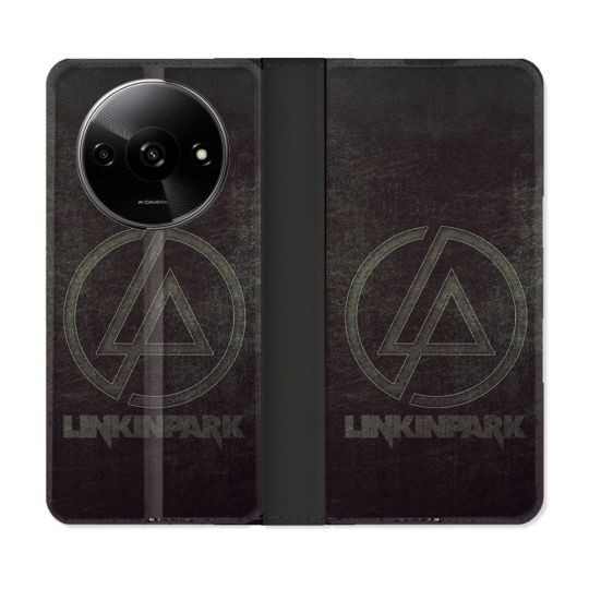 Housse cuir portefeuille Pour Xiaomi Redmi A3 Musique Rock Linkin Park