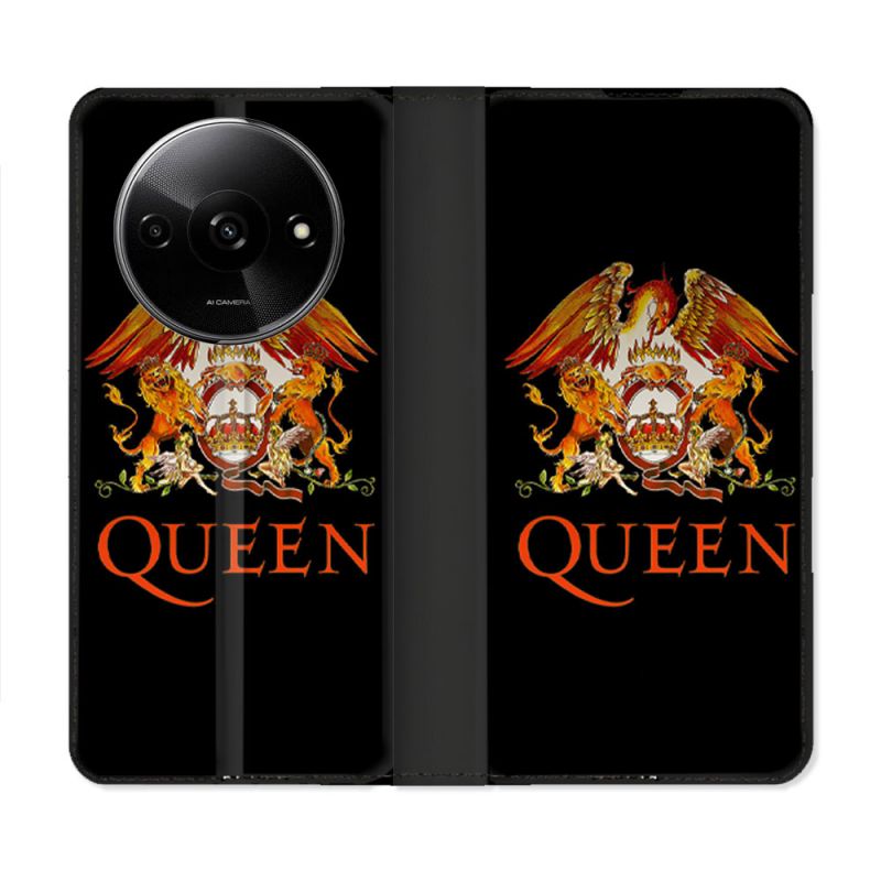 Housse cuir portefeuille Pour Xiaomi Redmi A3 Musique Rock Queen