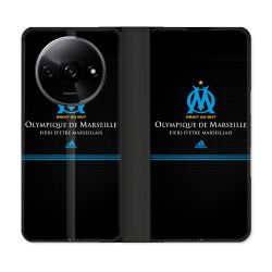 Housse cuir portefeuille Pour Xiaomi Redmi A3 Olympique Marseille OM Fier etre Marseillais