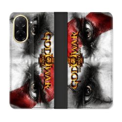 Housse cuir portefeuille Pour Xiaomi Redmi A5 God Of War GOW