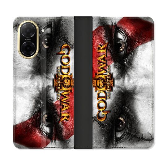 Housse cuir portefeuille Pour Xiaomi Redmi A5 God Of War GOW
