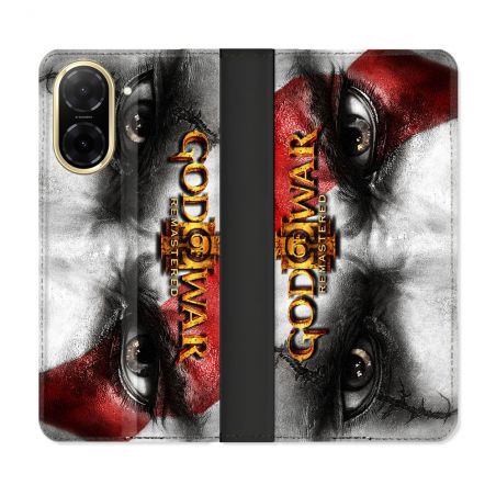 Housse cuir portefeuille Pour Xiaomi Redmi A5 God Of War GOW