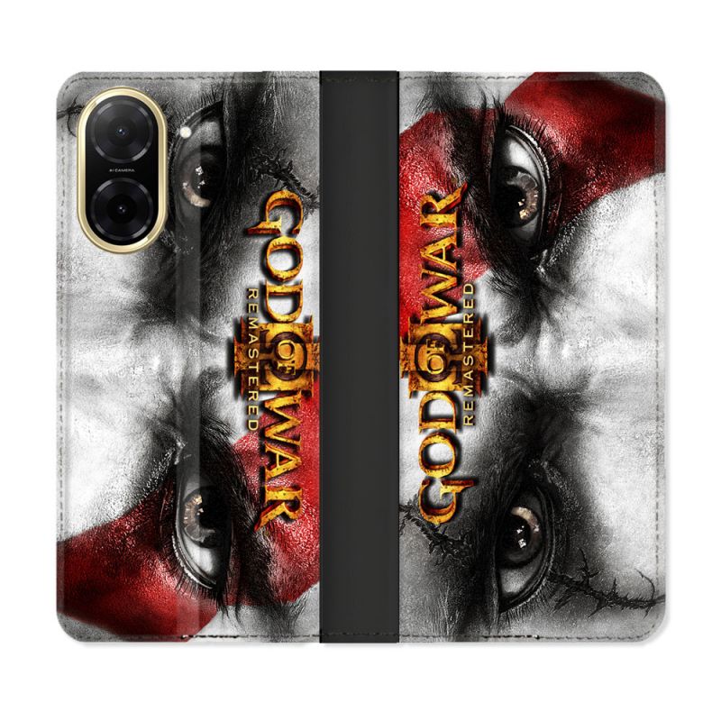 Housse cuir portefeuille Pour Xiaomi Redmi A5 God Of War GOW