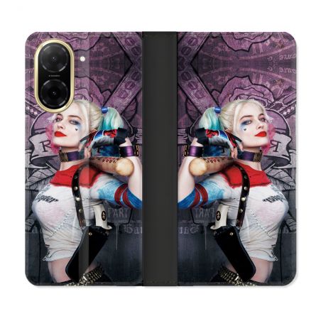 Housse cuir portefeuille Pour Xiaomi Redmi A5 Harley Quinn Batte
