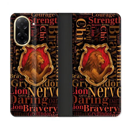 Housse cuir portefeuille Pour Xiaomi Redmi A5 Harry Potter Griffondor