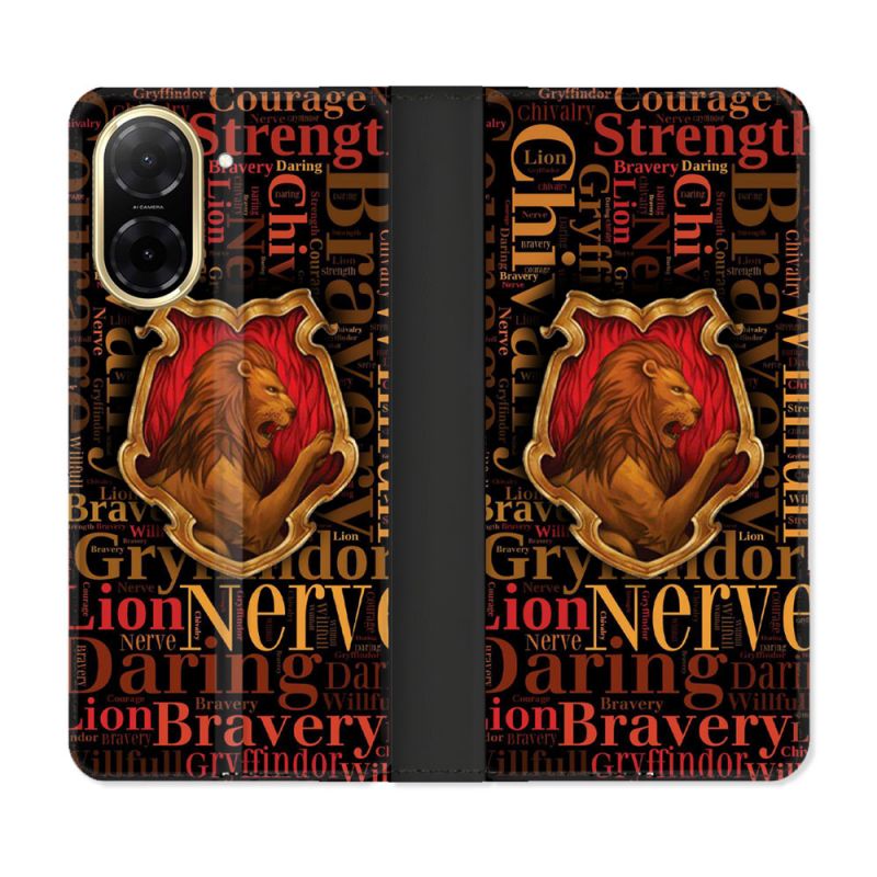 Housse cuir portefeuille Pour Xiaomi Redmi A5 Harry Potter Griffondor