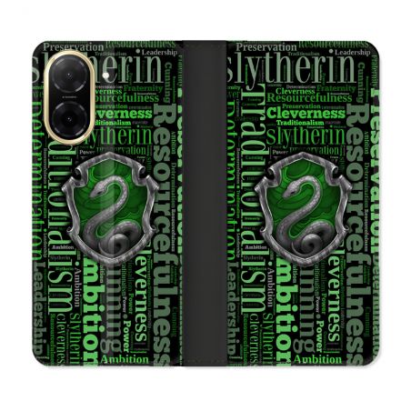 Housse cuir portefeuille Pour Xiaomi Redmi A5 Harry Potter Serpentar