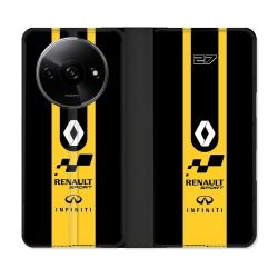 Housse cuir portefeuille Pour Xiaomi Redmi A3 Renault