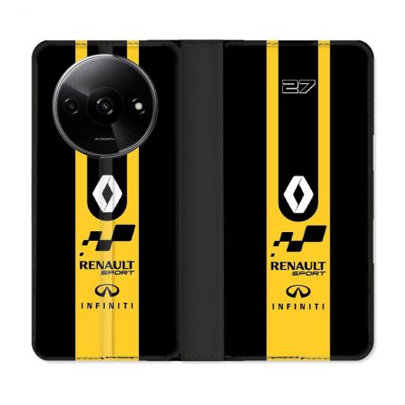 Housse cuir portefeuille Pour Xiaomi Redmi A3 Renault