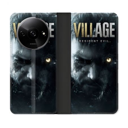 Housse cuir portefeuille Pour Xiaomi Redmi A3 Resident Evil