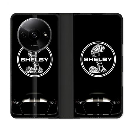 Housse cuir portefeuille Pour Xiaomi Redmi A3 Shelby