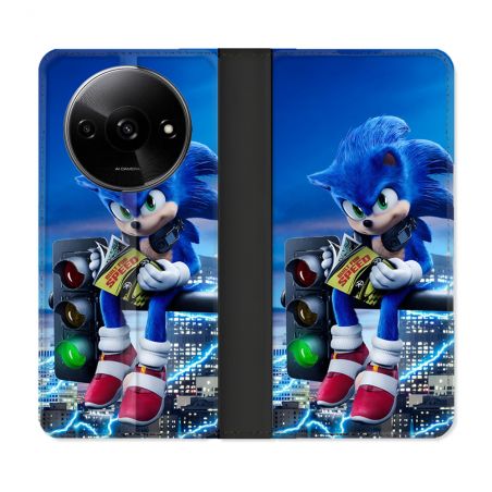 Housse cuir portefeuille Pour Xiaomi Redmi A3 Sonic