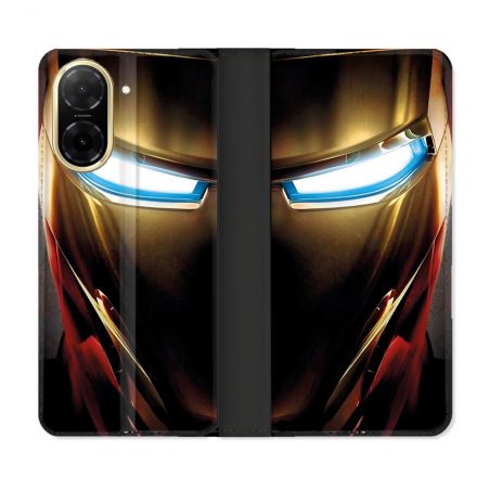 Housse cuir portefeuille Pour Xiaomi Redmi A5 Iron Man Casque