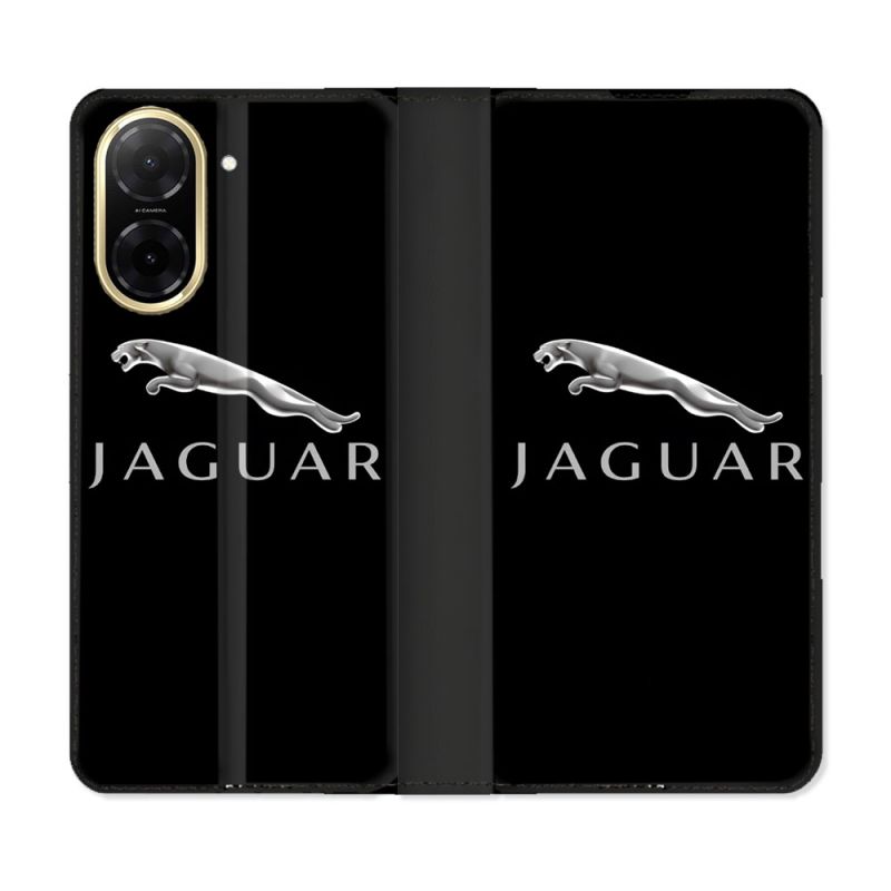 Housse cuir portefeuille Pour Xiaomi Redmi A5 Jaguar