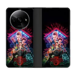 Housse cuir portefeuille Pour Xiaomi Redmi A3 Stranger Things Affiche 3
