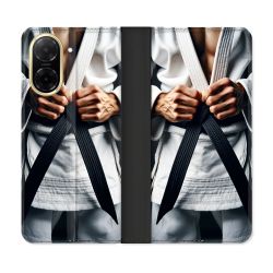 Housse cuir portefeuille Pour Xiaomi Redmi A5 Kimono Ceinture
