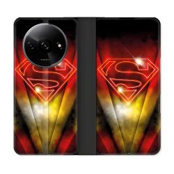 Housse cuir portefeuille Pour Xiaomi Redmi A3 Superman Logo