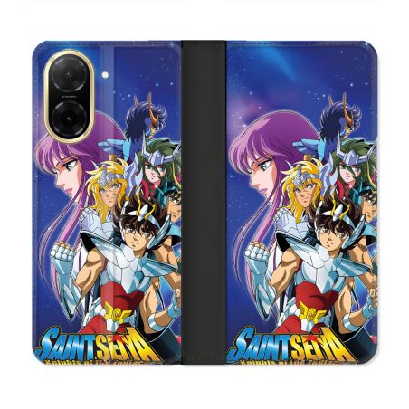 Housse cuir portefeuille Pour Xiaomi Redmi A5 Les Chevaliers Du Zodiaque