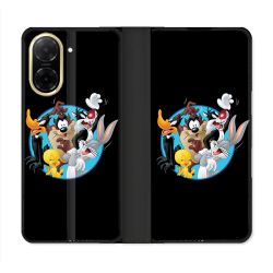 Housse cuir portefeuille Pour Xiaomi Redmi A5 Looney Tunes