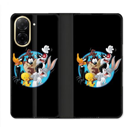 Housse cuir portefeuille Pour Xiaomi Redmi A5 Looney Tunes