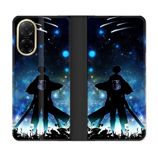 Housse cuir portefeuille Pour Xiaomi Redmi A5 Manga Attaque Titans Levi