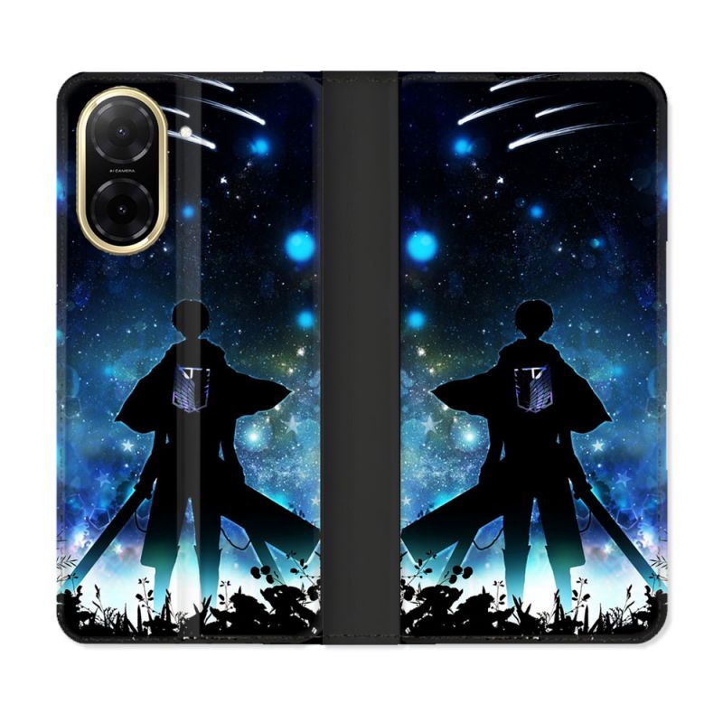 Housse cuir portefeuille Pour Xiaomi Redmi A5 Manga Attaque Titans Levi