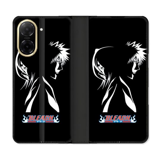 Housse cuir portefeuille Pour Xiaomi Redmi A5 Manga Bleach Duo