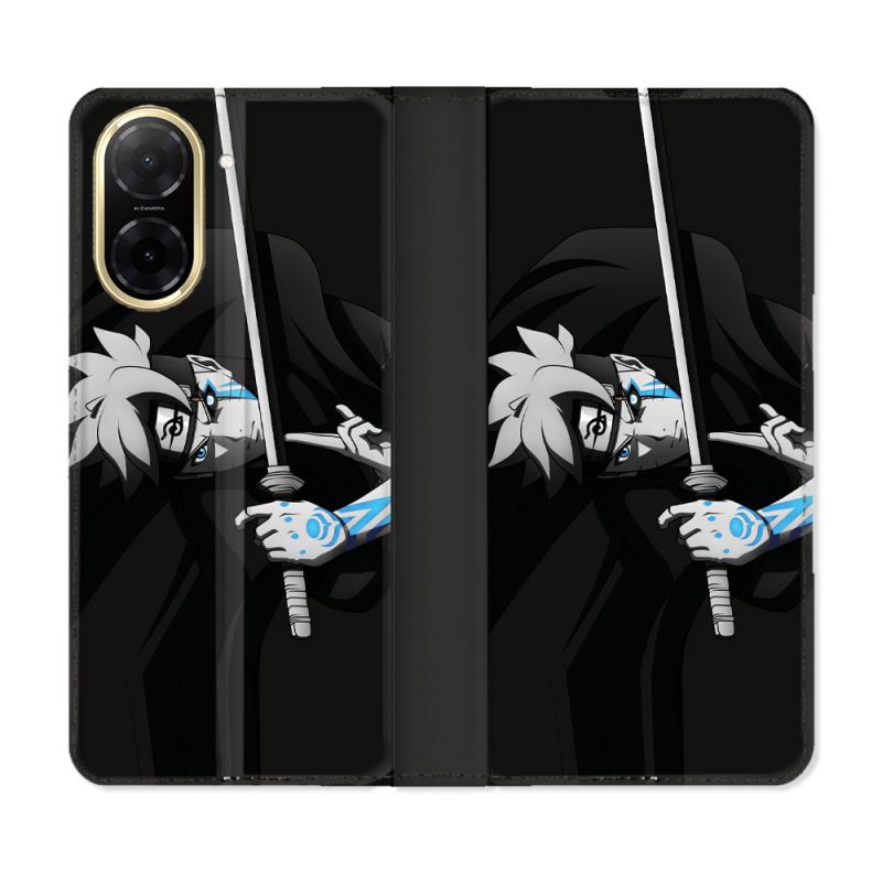 Housse cuir portefeuille Pour Xiaomi Redmi A5 Manga Boruto Epée