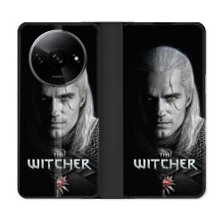 Housse cuir portefeuille Pour Xiaomi Redmi A3 The Witcher Noir