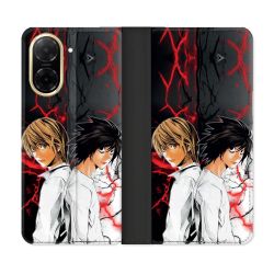 Housse cuir portefeuille Pour Xiaomi Redmi A5 Manga Death Note Duo