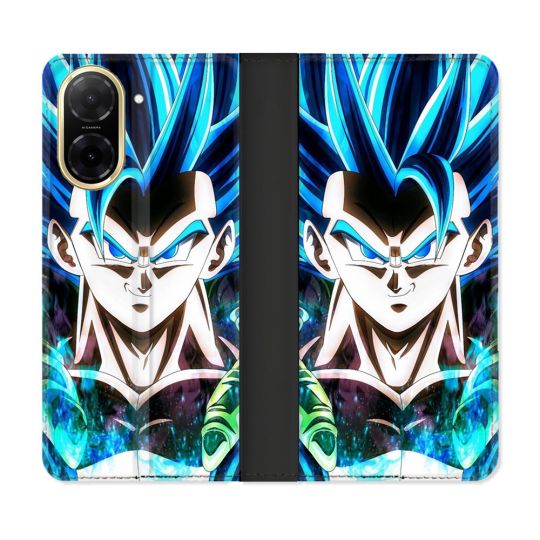 Housse cuir portefeuille Pour Xiaomi Redmi A5 Manga Dragon Ball Gogeta Visage