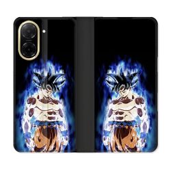 Housse cuir portefeuille Pour Xiaomi Redmi A5 Manga Dragon Ball Sangoku Noir