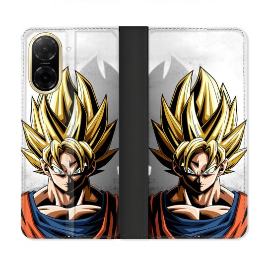 Housse cuir portefeuille Pour Xiaomi Redmi A5 Manga Dragon Ball Sangoku Portrait