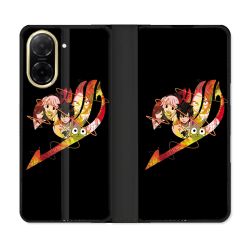 Housse cuir portefeuille Pour Xiaomi Redmi A5 Manga Fairy Tail Logo Noir
