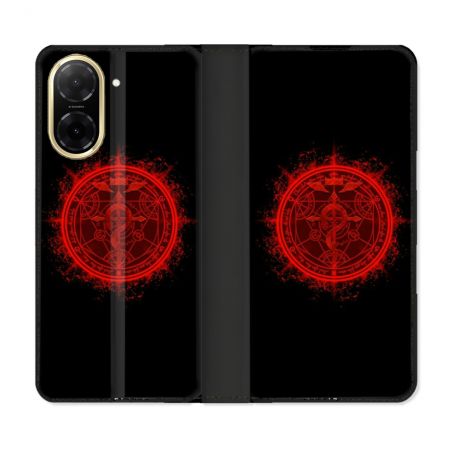Housse cuir portefeuille Pour Xiaomi Redmi A5 Manga Fullmetal Alchemist Logo