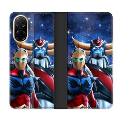 Housse cuir portefeuille Pour Xiaomi Redmi A5 Manga Goldorak