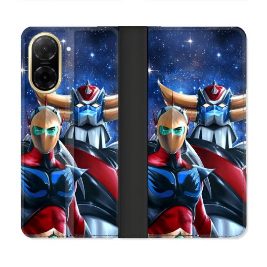 Housse cuir portefeuille Pour Xiaomi Redmi A5 Manga Goldorak