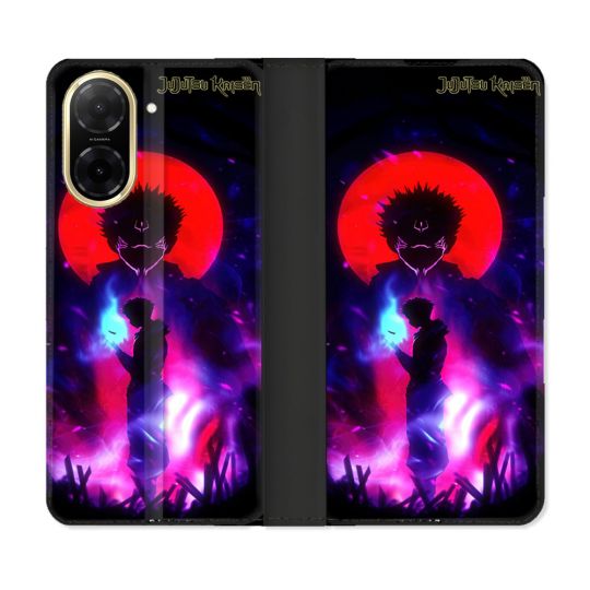 Housse cuir portefeuille Pour Xiaomi Redmi A5 Manga Jujutsu Kaisen Itadori Sukuna