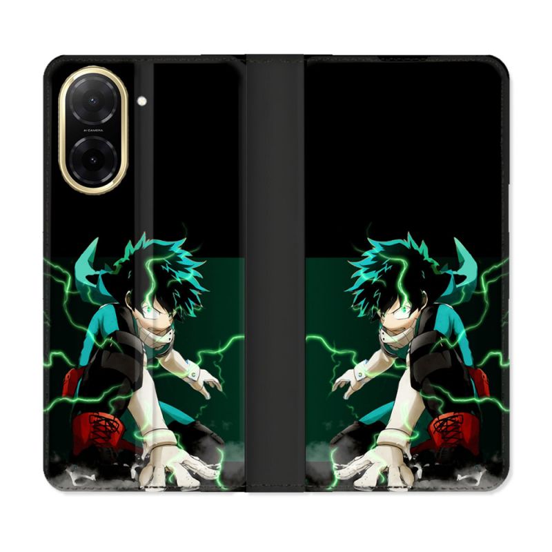 Housse cuir portefeuille Pour Xiaomi Redmi A5 Manga My Hero Academia Deku