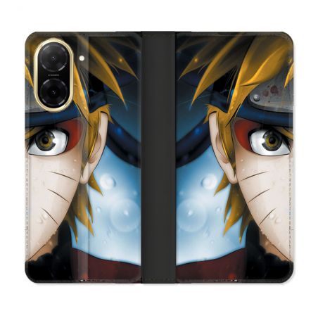 Housse cuir portefeuille Pour Xiaomi Redmi A5 Manga Naruto Blanc