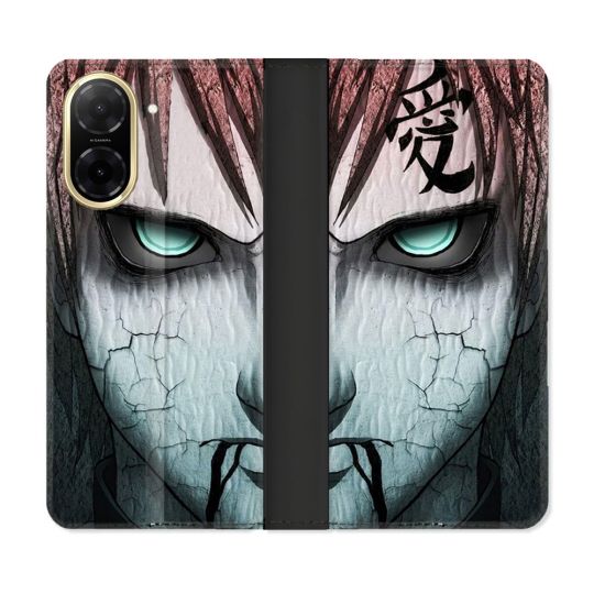 Housse cuir portefeuille Pour Xiaomi Redmi A5 Manga Naruto Gaara