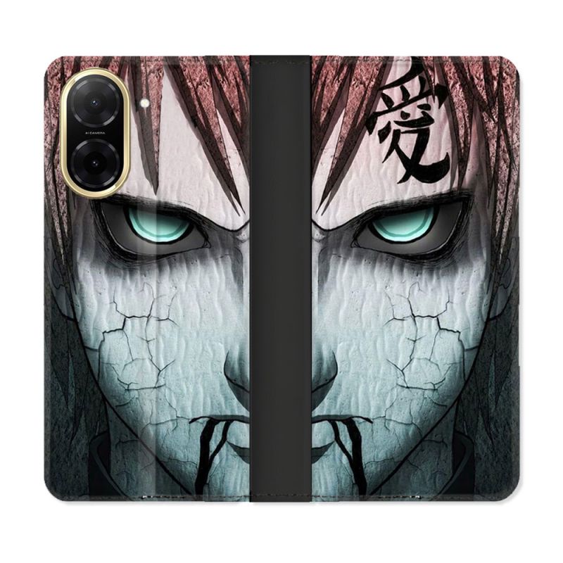 Housse cuir portefeuille Pour Xiaomi Redmi A5 Manga Naruto Gaara