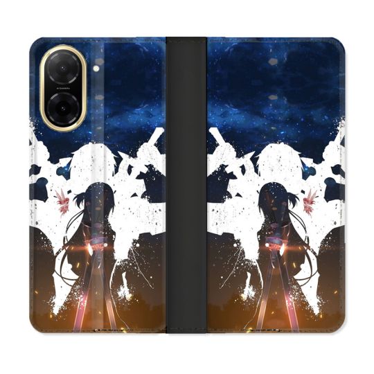 Housse cuir portefeuille Pour Xiaomi Redmi A5 Manga SAO sword Art Online Asuna