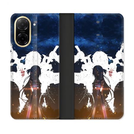 Housse cuir portefeuille Pour Xiaomi Redmi A5 Manga SAO sword Art Online Asuna