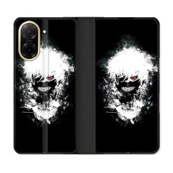 Housse cuir portefeuille Pour Xiaomi Redmi A5 Manga Tokyo Ghoul Kaneki Tag