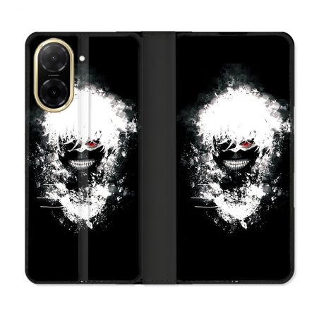 Housse cuir portefeuille Pour Xiaomi Redmi A5 Manga Tokyo Ghoul Kaneki Tag