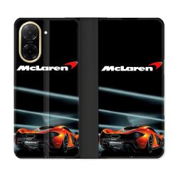 Housse cuir portefeuille Pour Xiaomi Redmi A5 Mc Laren