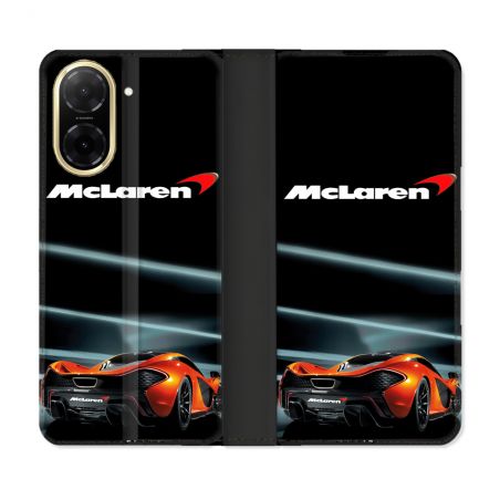 Housse cuir portefeuille Pour Xiaomi Redmi A5 Mc Laren