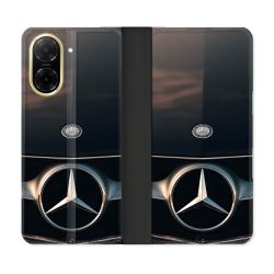 Housse cuir portefeuille Pour Xiaomi Redmi A5 Mercedes Calendre